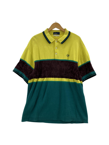 FRED PERRY 半袖Tシャツ・カットソー AKANE UTSUNOMIYA ポロシャツ L イエロー