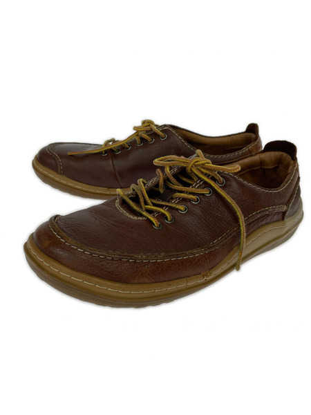 Clarks シューズ レザー/茶/26.0cm