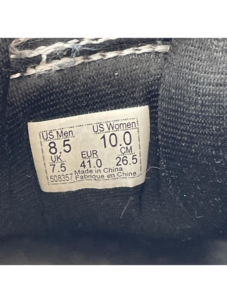 VANS スニーカー HALF CABSKATE  BLACK WHITE 26.5cm