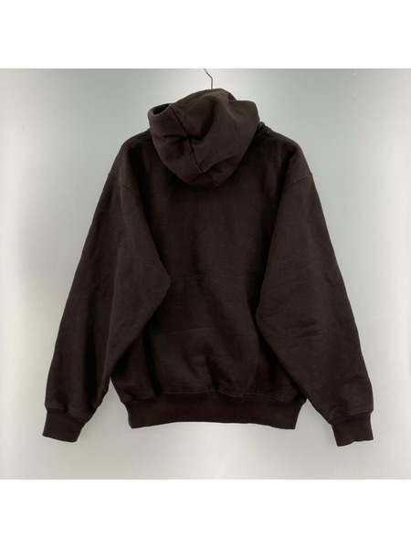 BoTT パーカー(ジップアップ) Sparkle Stitch Zip Hoodie L ブラウン