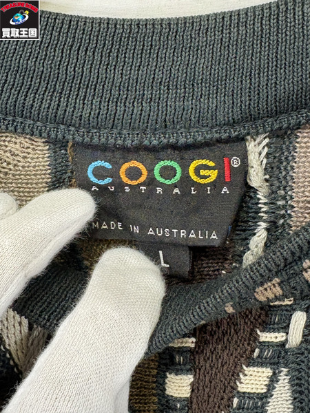 COOGI オーストラリア製 3Dニット L