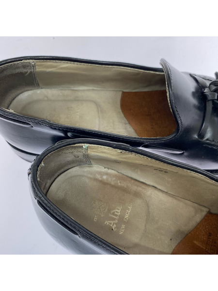 ALDEN シューズ 664 コードバン タッセルローファー  (US8/26cm)  ブラック