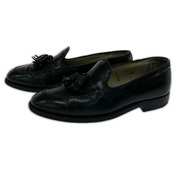 ALDEN シューズ 664 コードバン タッセルローファー  (US8/26cm)  ブラック