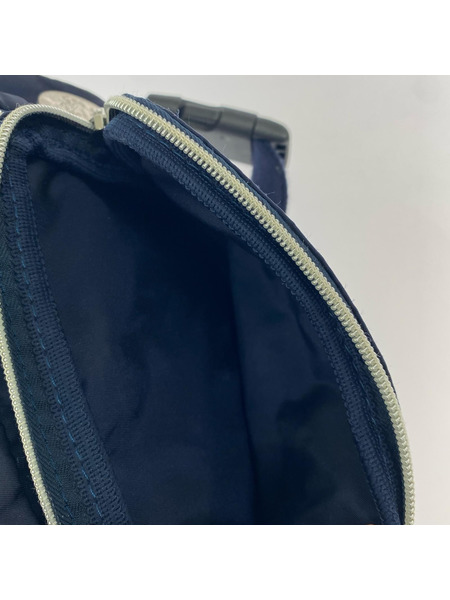 Orobianco ショルダーバッグ ナイロン レザー ブルー