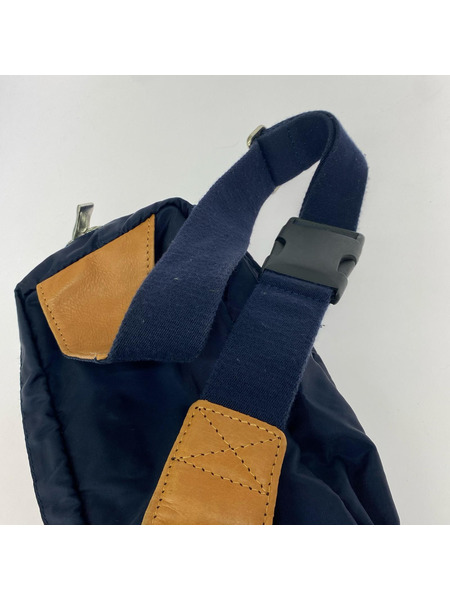 Orobianco ショルダーバッグ ナイロン レザー ブルー