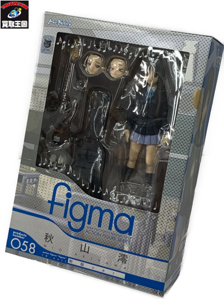 figma 058 けいおん！ 秋山 澪 制服ver. 未開封 K-ON! あきやま みお