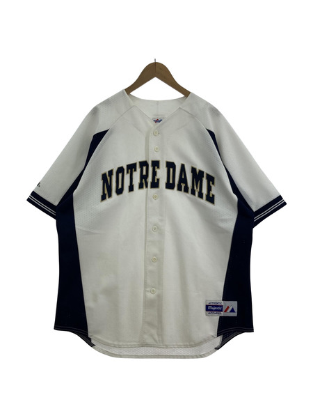 Majestic USA製 NOTRE DAME ゲームシャツ (XL)