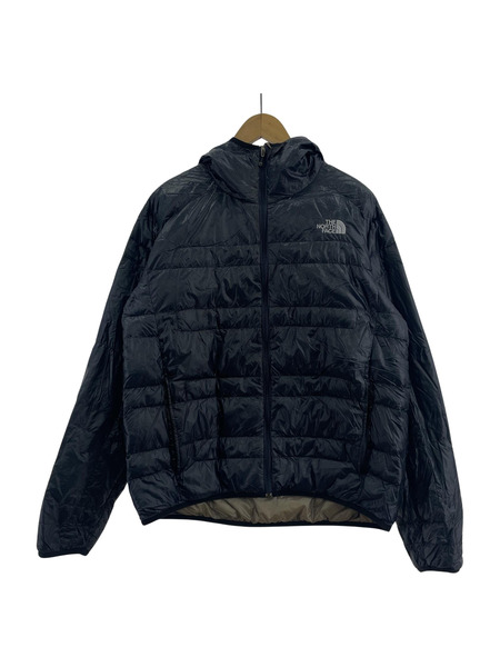 THE NORTH FACE LIGHT HEAT HOODIE ダウンジャケット ネイビー XL