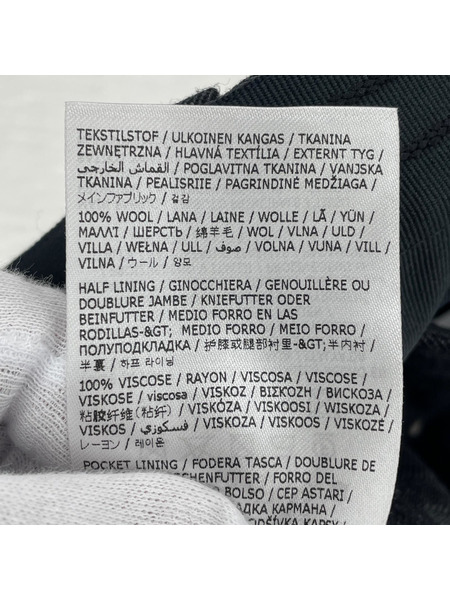 MAISON MARGIELA 22AW ウールヘリンボーン2タックスラックス 48 グレー