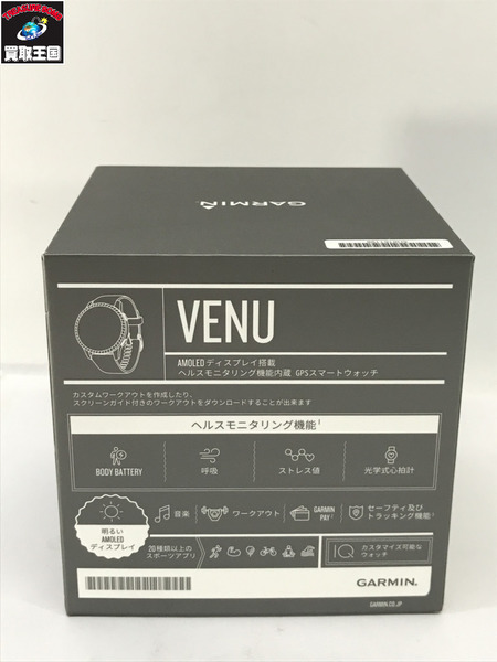 GARMIN VENU ヘルスモニタリング機能内蔵GPSスマートウォッチ
