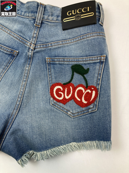 GUCCI グッチ 502779 デニム 短パン ショートパンツ