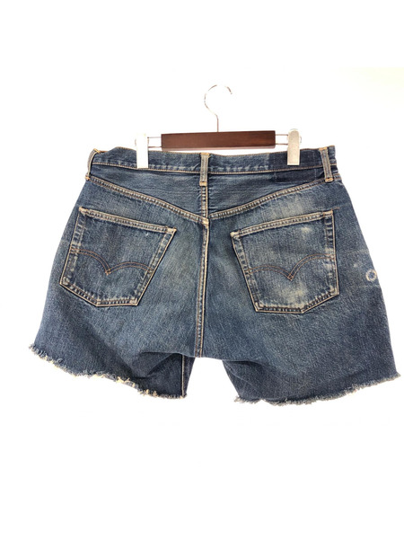 Levi's 501 BIGE カットオフデニム (35)