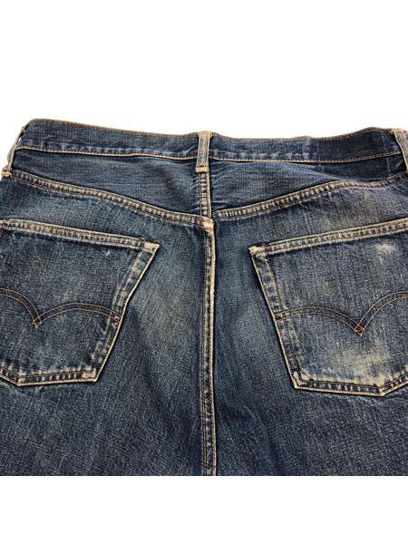 Levi's 501 BIGE カットオフデニム (35)