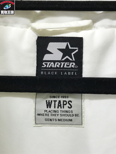 WTAPS×STARTER 16ss TEAM JK 01 スターター チームジャケット sizeM/白/ダブルタップス×スターター