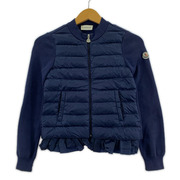 MONCLER キッズ衣料 ダウンカーディガン ネイビー (140)
