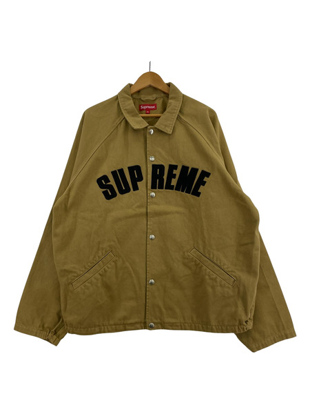 Supreme snap front twill jacket ベージュ (XL) ｜商品番号 ...
