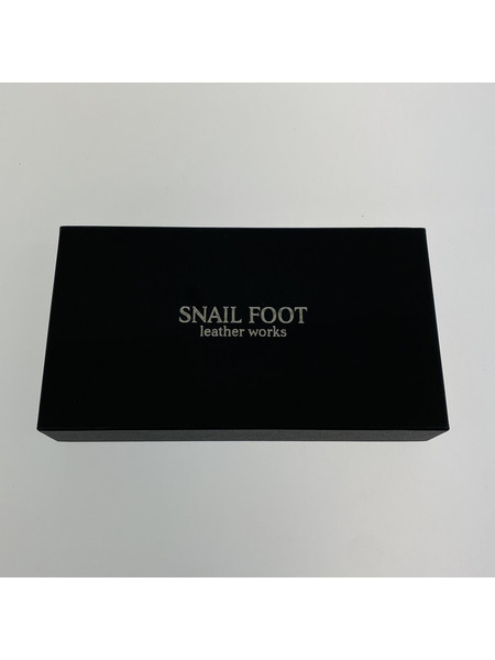 SNAIL FOOT スタッズ トラッカーウォレット 黒