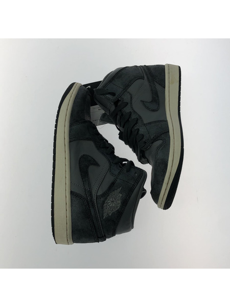 NIKE WMNS Air Jordan 1 Mid SE Smoke Grey (24.0cm)