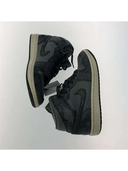 NIKE WMNS Air Jordan 1 Mid SE Smoke Grey (24.0cm)