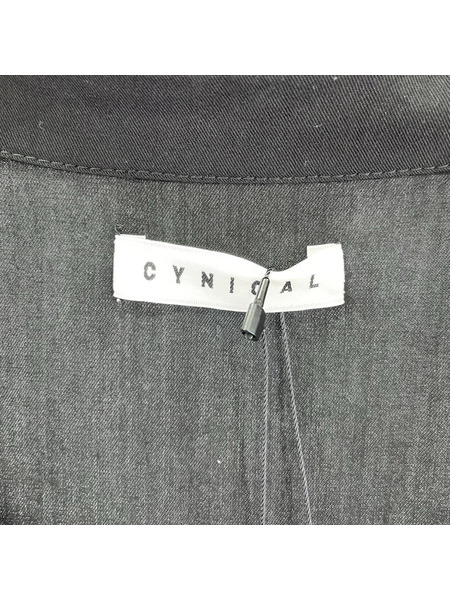 Cynical 半袖シャツ テンセルツイルスキッパーブラウス