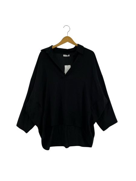 Cynical 半袖シャツ テンセルツイルスキッパーブラウス