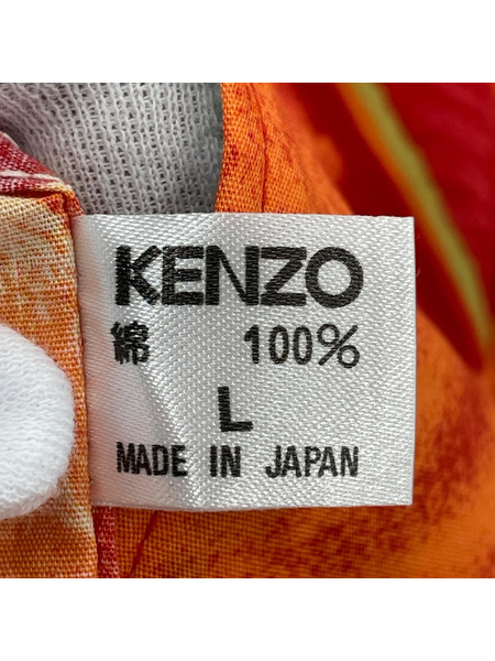 KENZO 半袖シャツ ~90s 花柄 セットアップ (L)