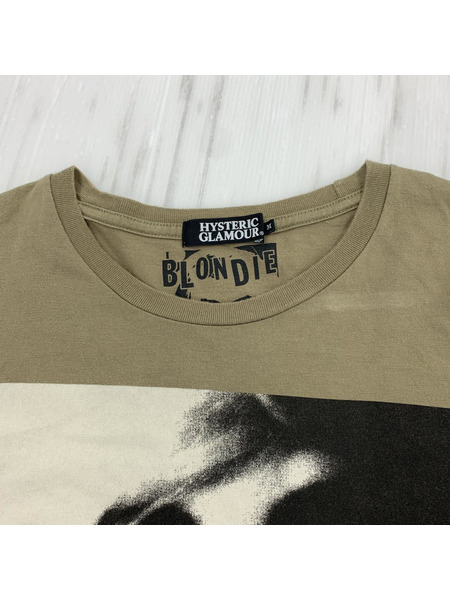 HYSTERIC GLAMOUR BLONDIE Tシャツ(M) 0204CT08 カーキ