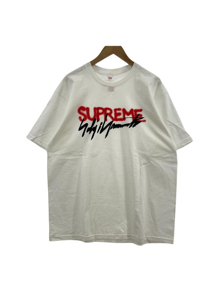 Supreme×yohji yamamoto 20AW/Logo Tee 白 L