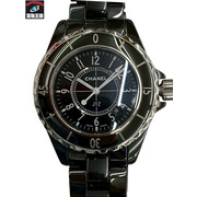 CHANEL シャネル J12 H0682 クオーツ ブラックセラミック 仕上げ済 腕時計