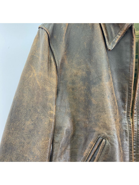 OLD・VINTAGE レザージャケット 40s~ ROUGH-IN Leather Sports Jacket