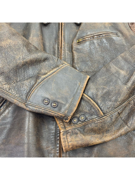 OLD・VINTAGE レザージャケット 40s~ ROUGH-IN Leather Sports Jacket