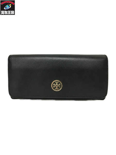 TORY BURCH 　レザーロングウォレット 黒[値下]