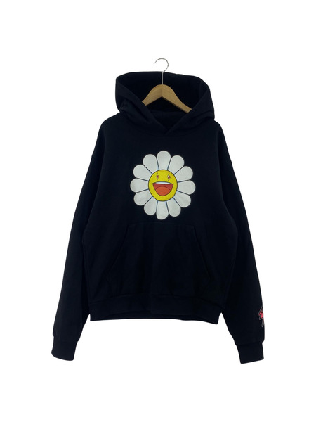 Takashi MurakamixJ Balvin Flower Hoodie /ブラック