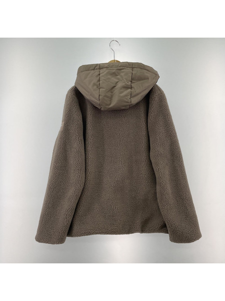 TATRAS 24AW LADISLAO フード付ボアジャケット 03 ベージュ MTAT24A4990-L