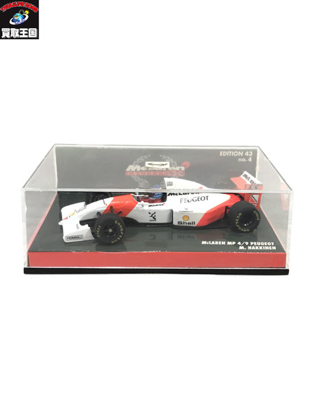 ミニチャンプス 1/43 マクラーレン プジョー MP4/9 No.7 M.ハッキネン 