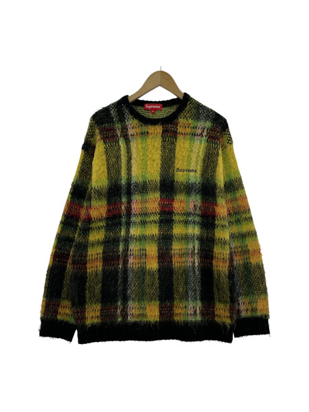 Supreme Brushed Plaid Sweater（M)｜商品番号：2100209125301 - 買取