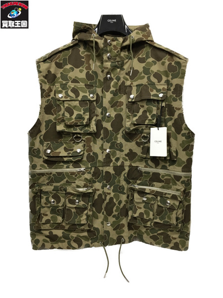 CELINE Military Vest In Cotton Multicolor (48) 2W565060O