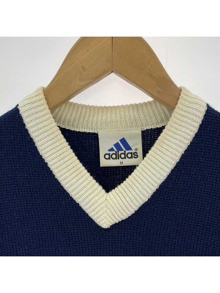 90s adidas デサント製 ニットワンピース M