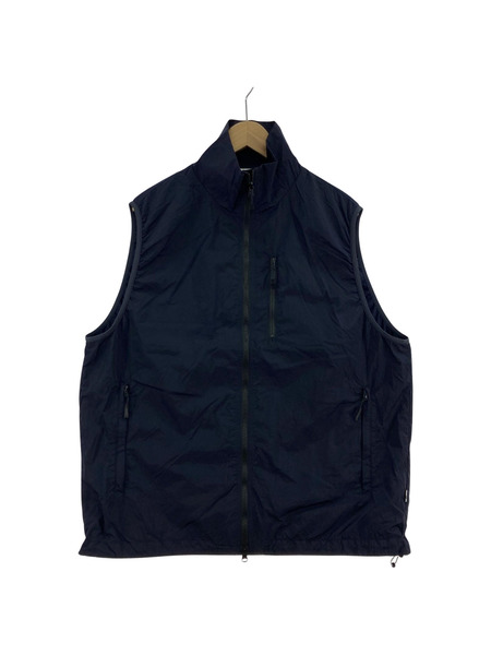 SUMARI NYLON SHELL VEST ベスト ジャケット 紺