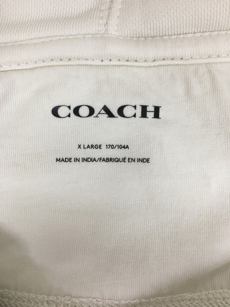 COACH　メンズラグ衣料 パーカー (XL) アイボリー