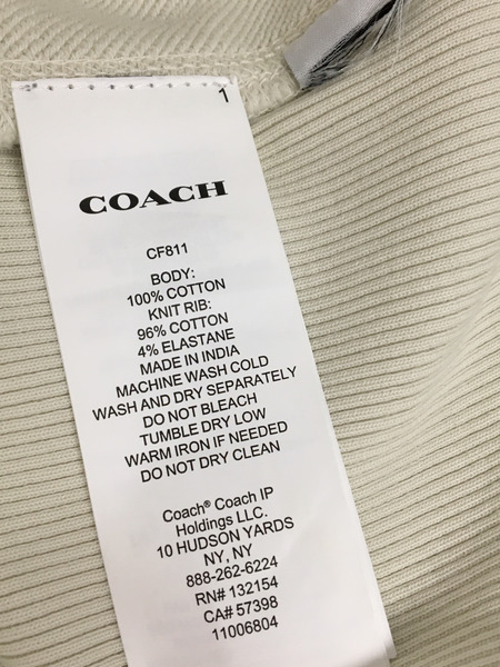 COACH　メンズラグ衣料 パーカー (XL) アイボリー