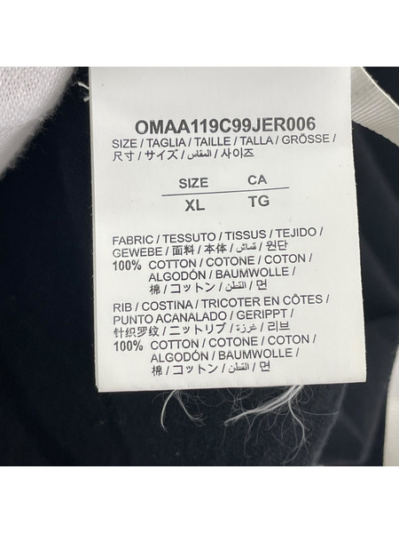 OFF-WHITE 半袖Tシャツ・カットソー PERMANENT/BLACK x YELLOW