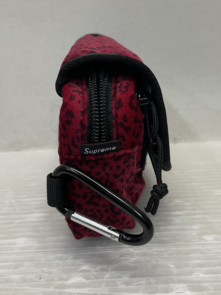 Supreme 25AW Velvet Mini Pouch Red ミニポーチ 赤