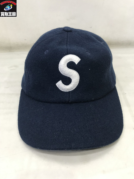 Supreme/Ebbets S logo Fitted 6-Panel Cap/NVY/ネイビー/シュプリーム