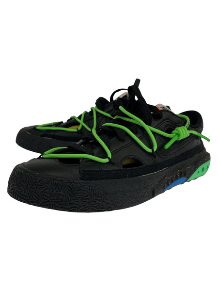 NIKE Off-White  Blazer Low Black and Electro Green