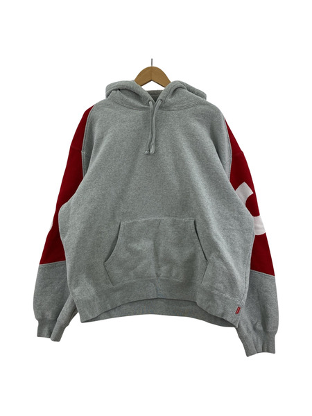 Supreme 23FW Big Logo Jacquard Hooded Sweatshirt L