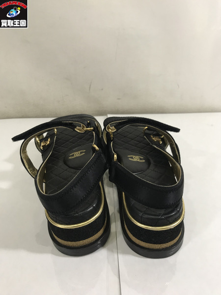 CHANEL　レザーサンダル