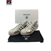 PRADA adidas プラダ アディダスコラボ FX4546 Superstar Silver Metallic 28.0cm スーパースター シルバーメタリック