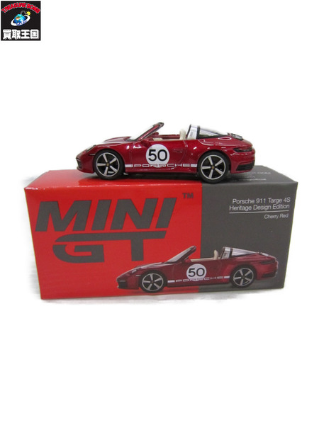 MINI GT 461 ポルシェ 911 タイガー 4S チェリーレッド[値下]