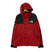 SUPREME×THE NORTH FACE 18AW Leather Mountain Parka 赤(S)